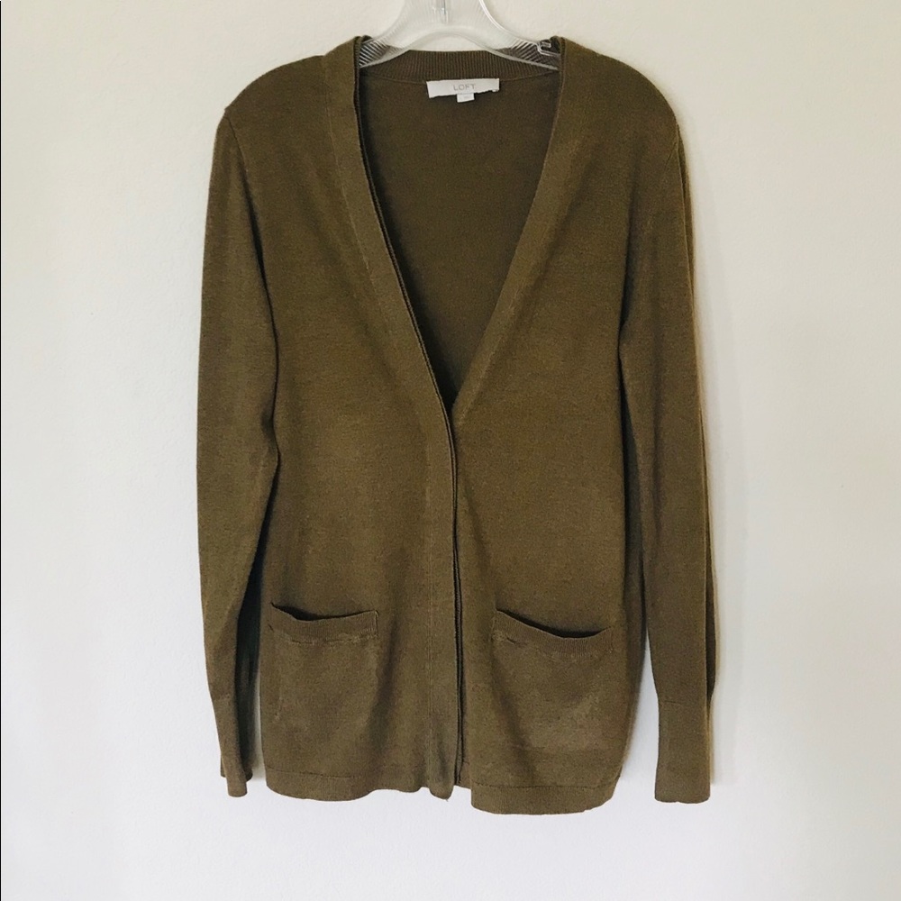 LOFT boyfriend cardigan